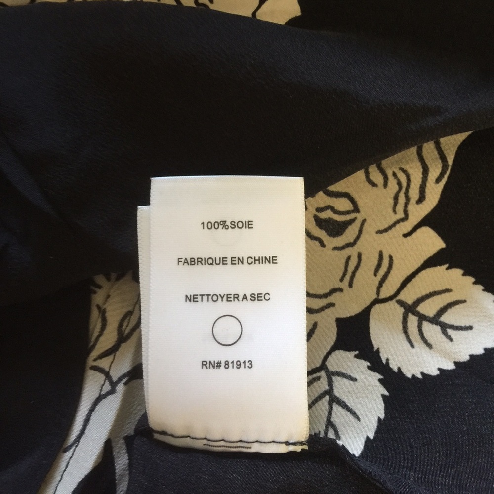 🎉HP🎉 NWT Tracy Reese Black/Parchment Rose Dress - Picture 8 of 8